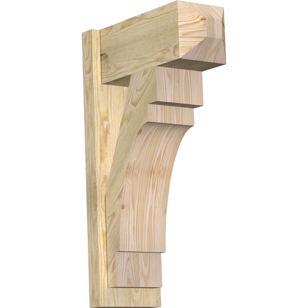 Ekena Millwork Merced Craftsman Rough Sawn Outlooker, Douglas Fir, 8"W x 18"D x 30"H OUT08X18X30MRC04RDF - main